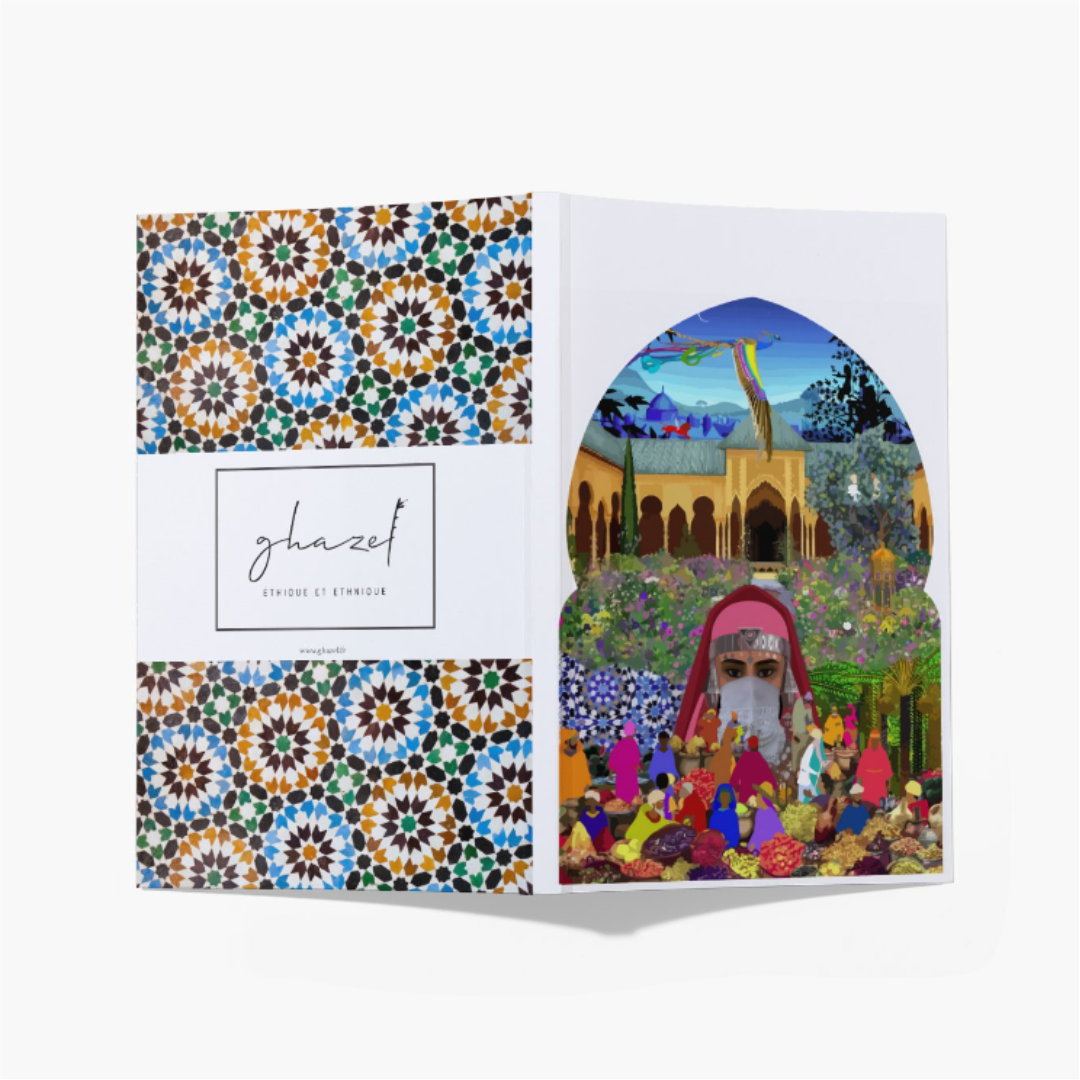 Carnet A5 recyclé - Azur & Asmar