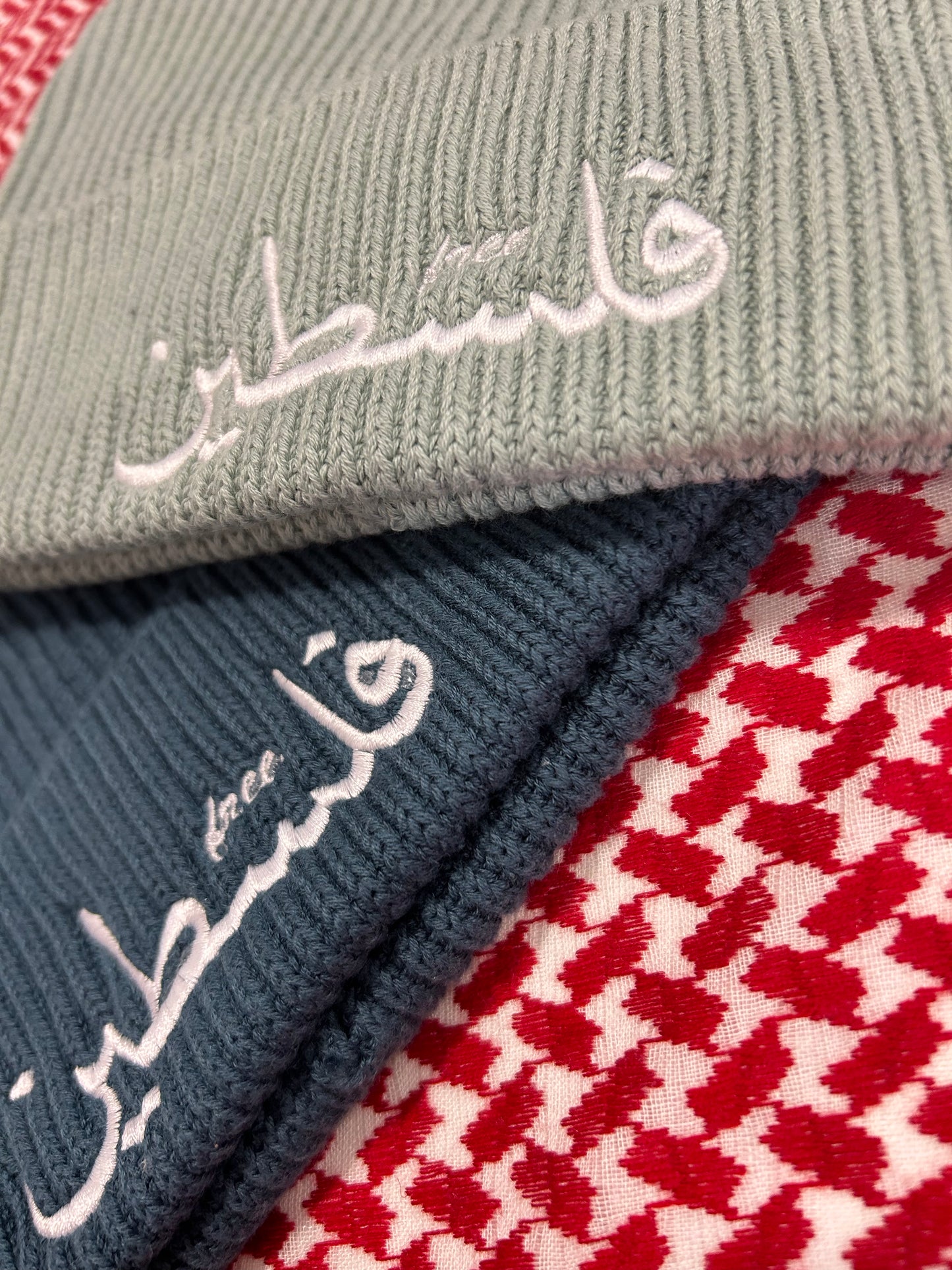 Bonnet pêcheur brodé - Free Palestine - Ghazel Boutique