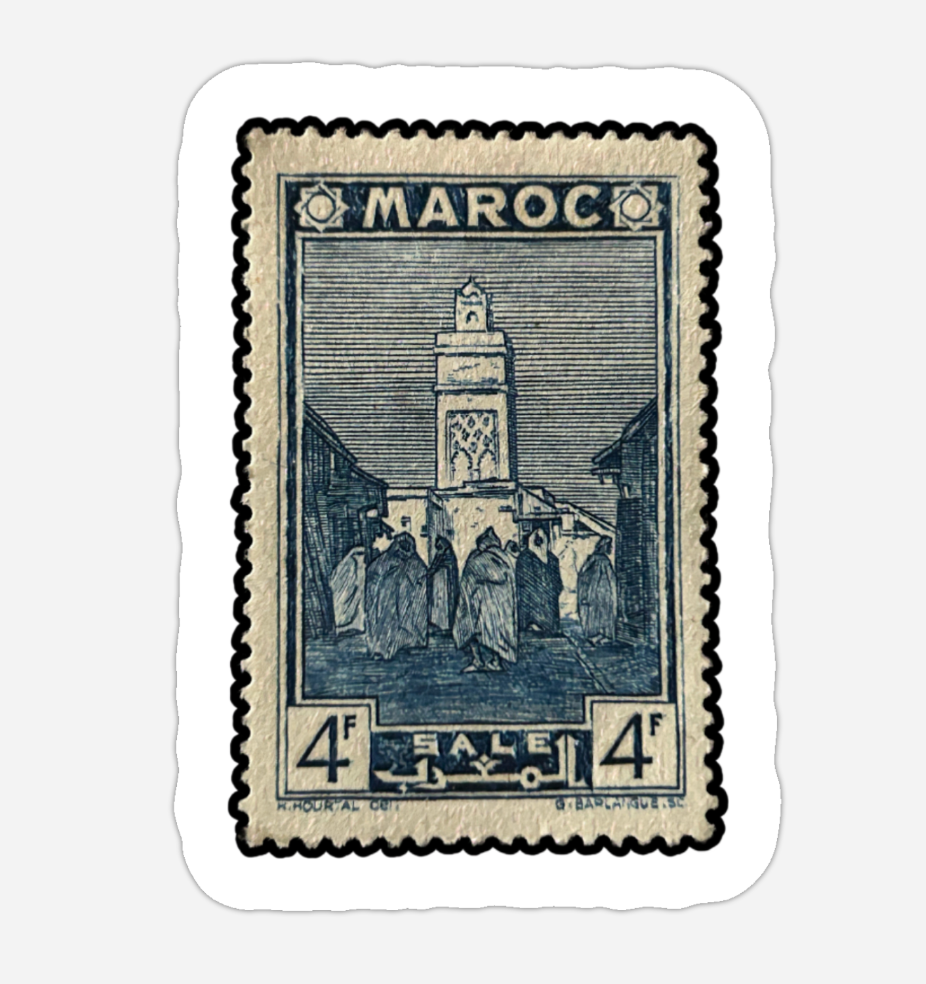 Sticker - Timbre Maroc