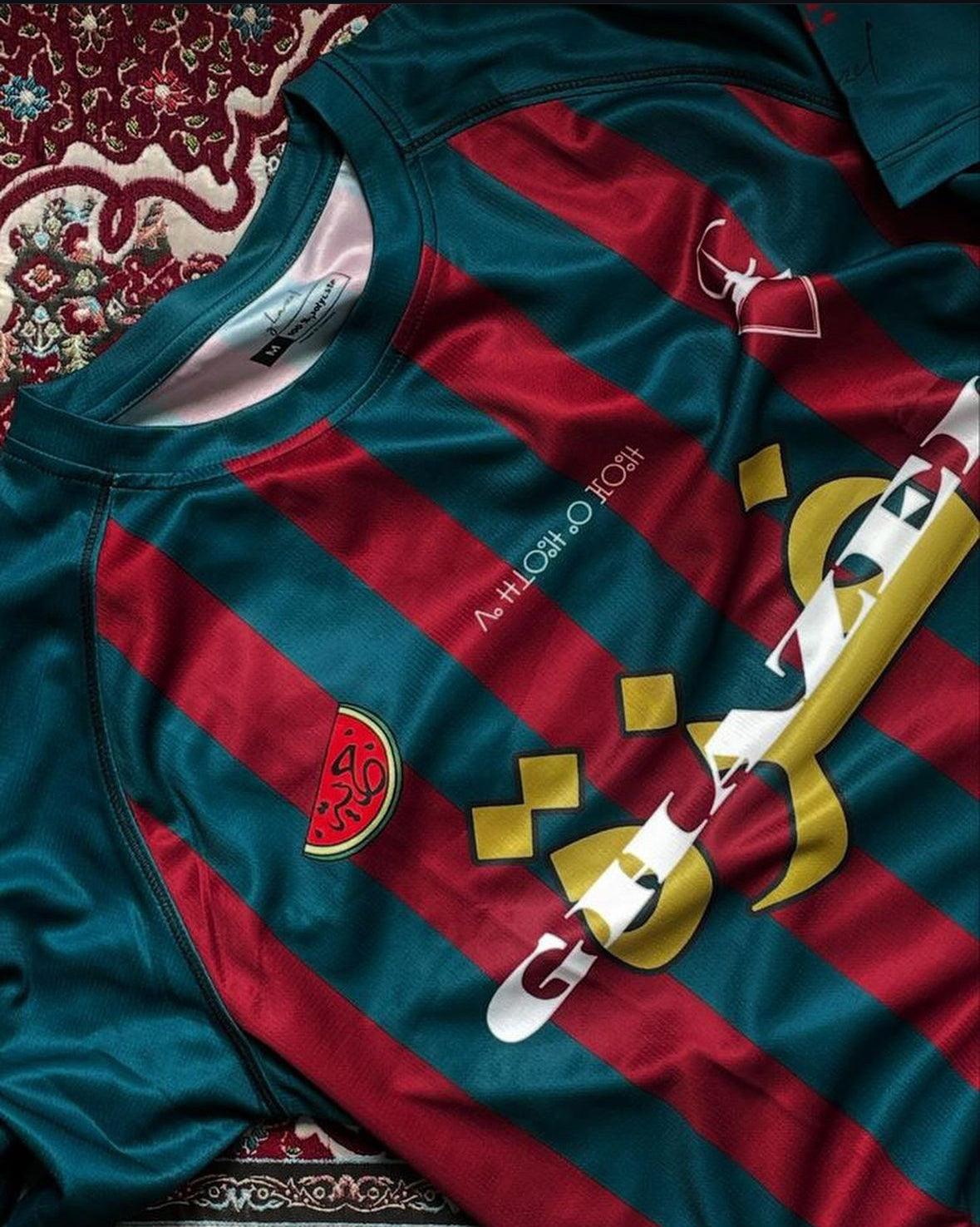 Maillot à col rond - Rayures