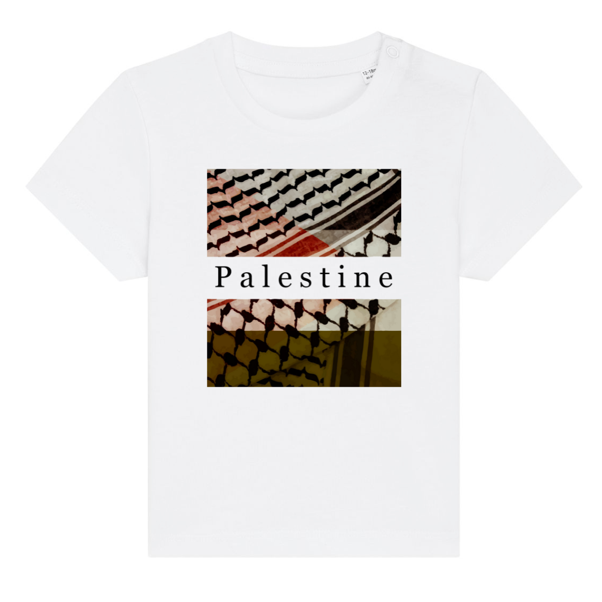 T-shirt bébé en coton biologique - Palestine