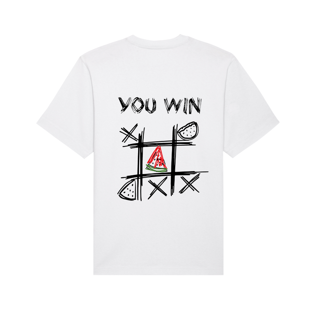 T-shirt oversize coton bio - YOU WIN