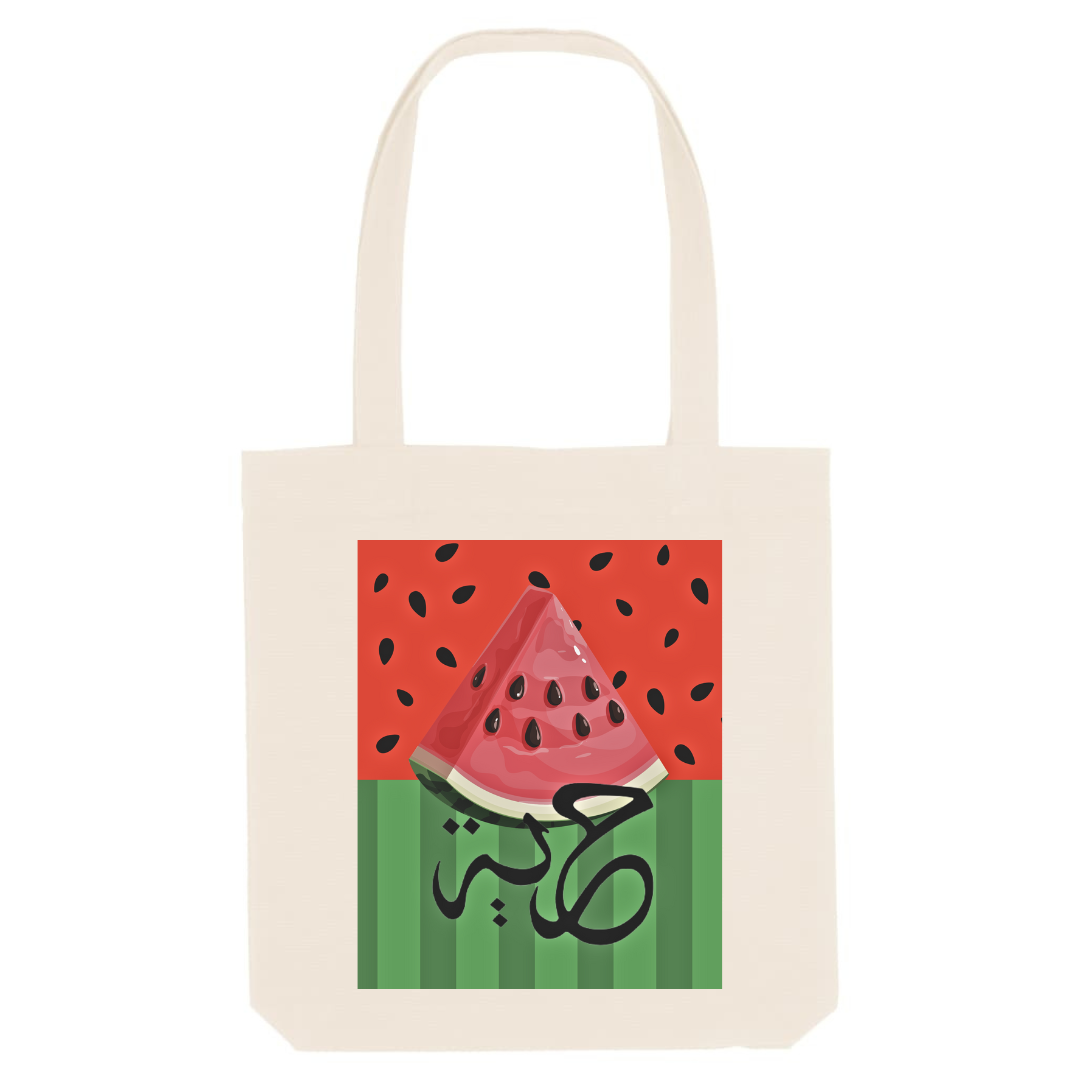 Tote bag 100% recyclé - Pastèque libre