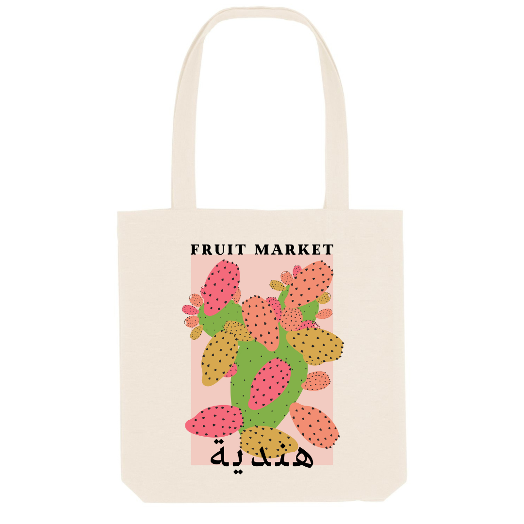 Tote bag - Fruit Market - Figue de Barbarie - Ghazel Boutique