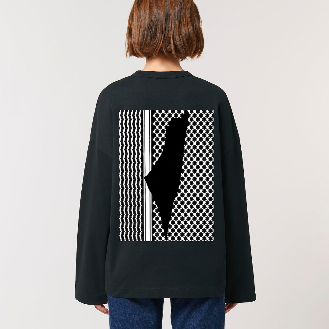 T-shirt à manches longues - Keffieh #2 - Ghazel Boutique