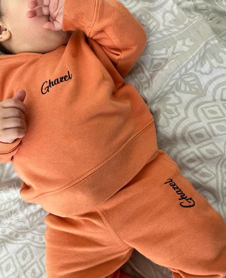Ensemble jogging bébé « broderie Ghazel » - Ghazel Boutique