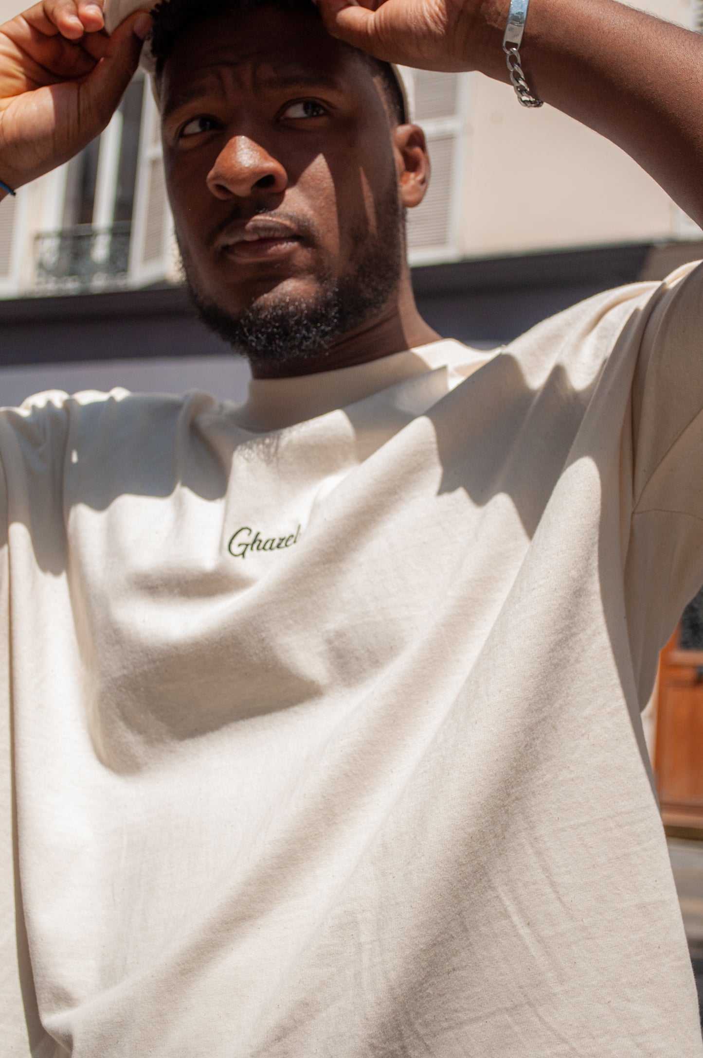 T-Shirt oversize « Ghazel brodé » - Ghazel Boutique