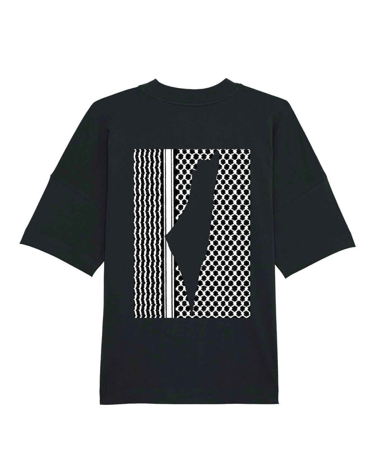 T-Shirt oversize « Keffieh » - Ghazel Boutique
