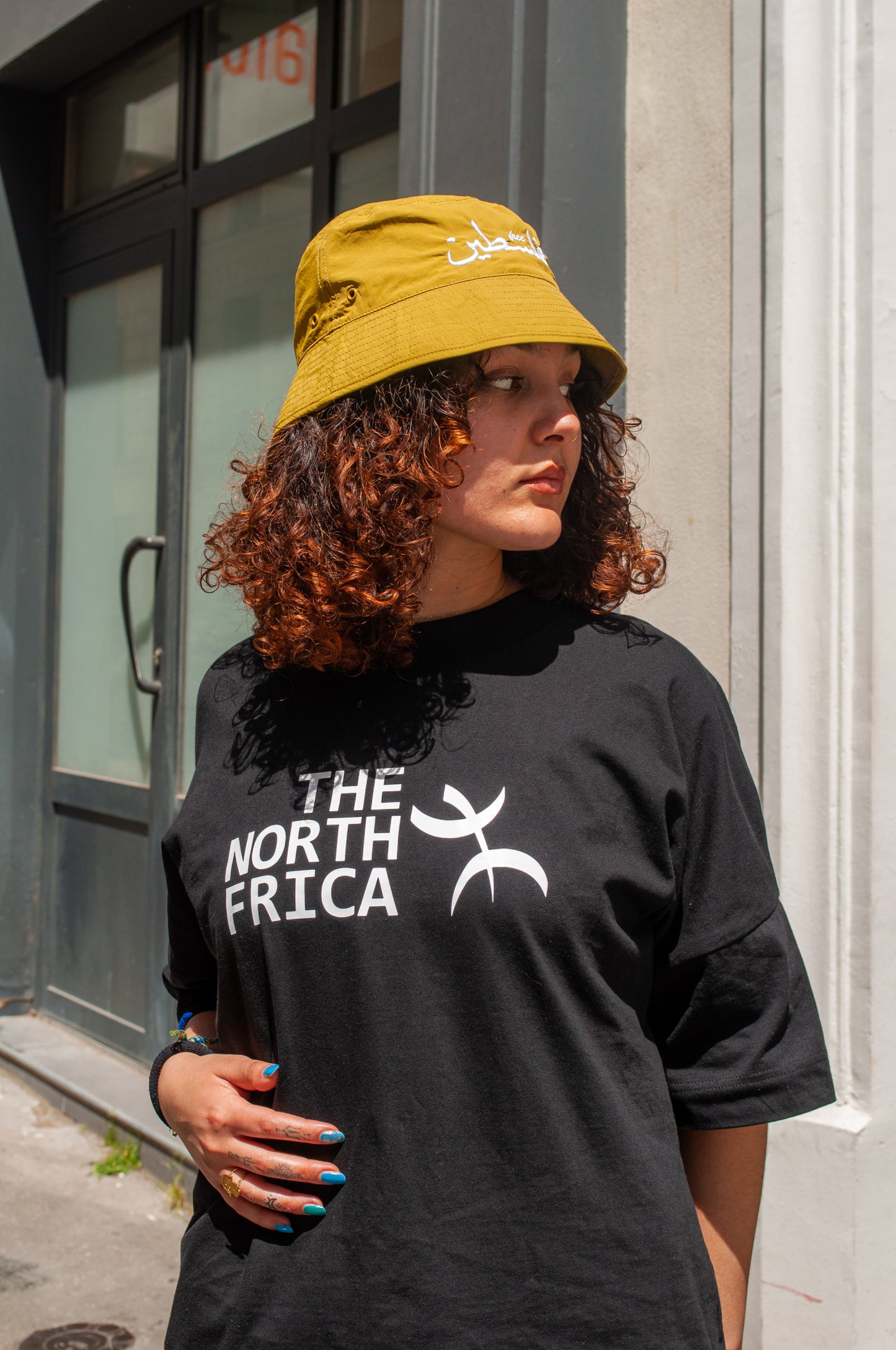 T-shirt oversize -The North Frica - Ghazel Boutique