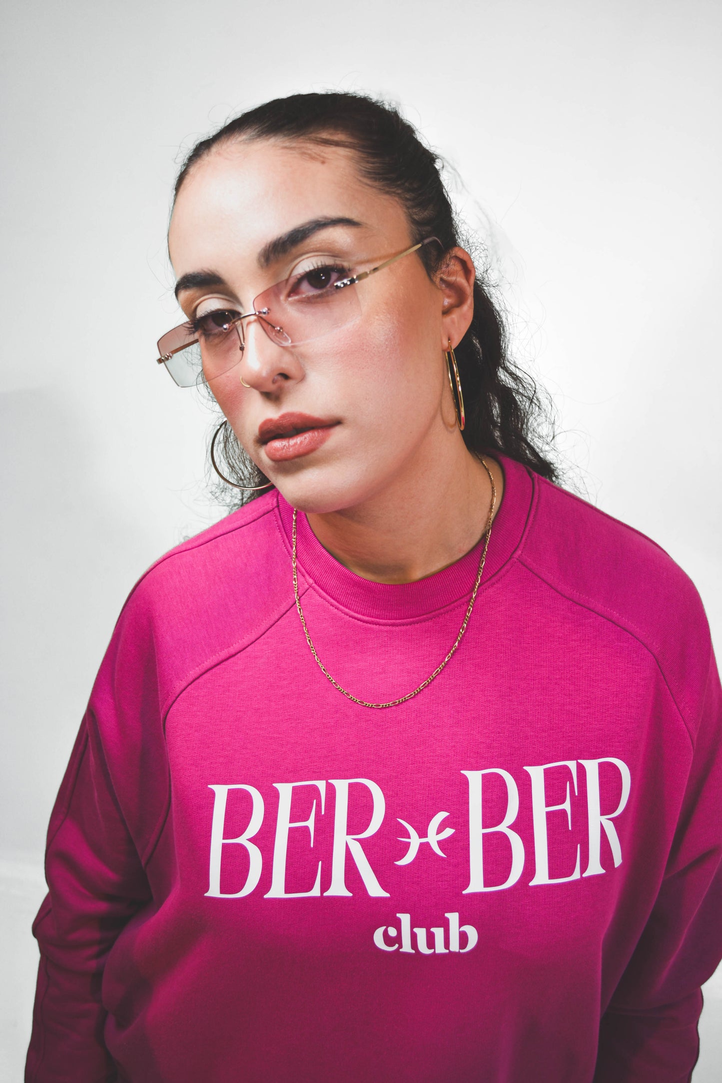 Sweat-shirt long en coton biologique - Berber club