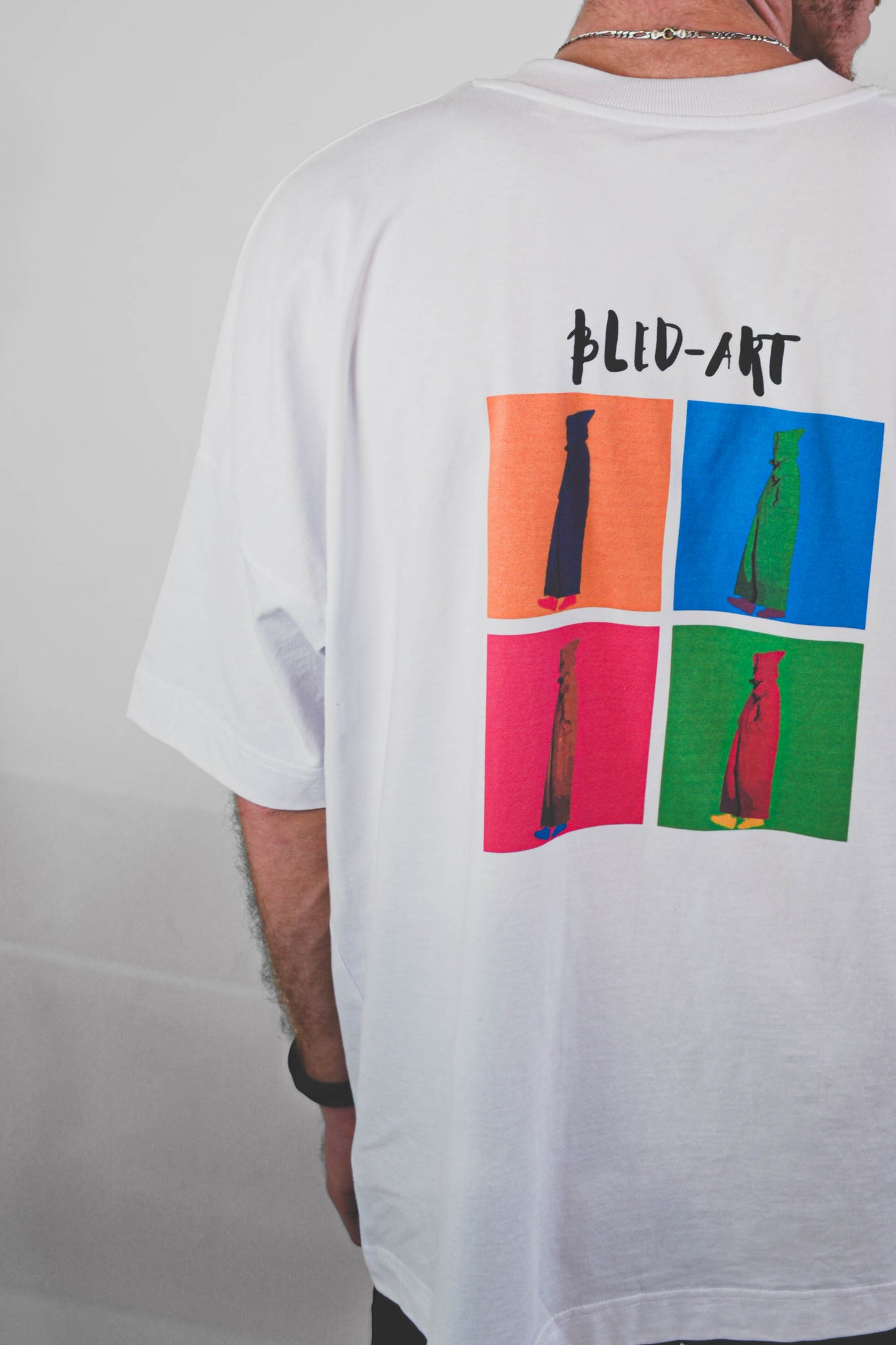 T-shirt oversize - Bledart - Ghazel Boutique