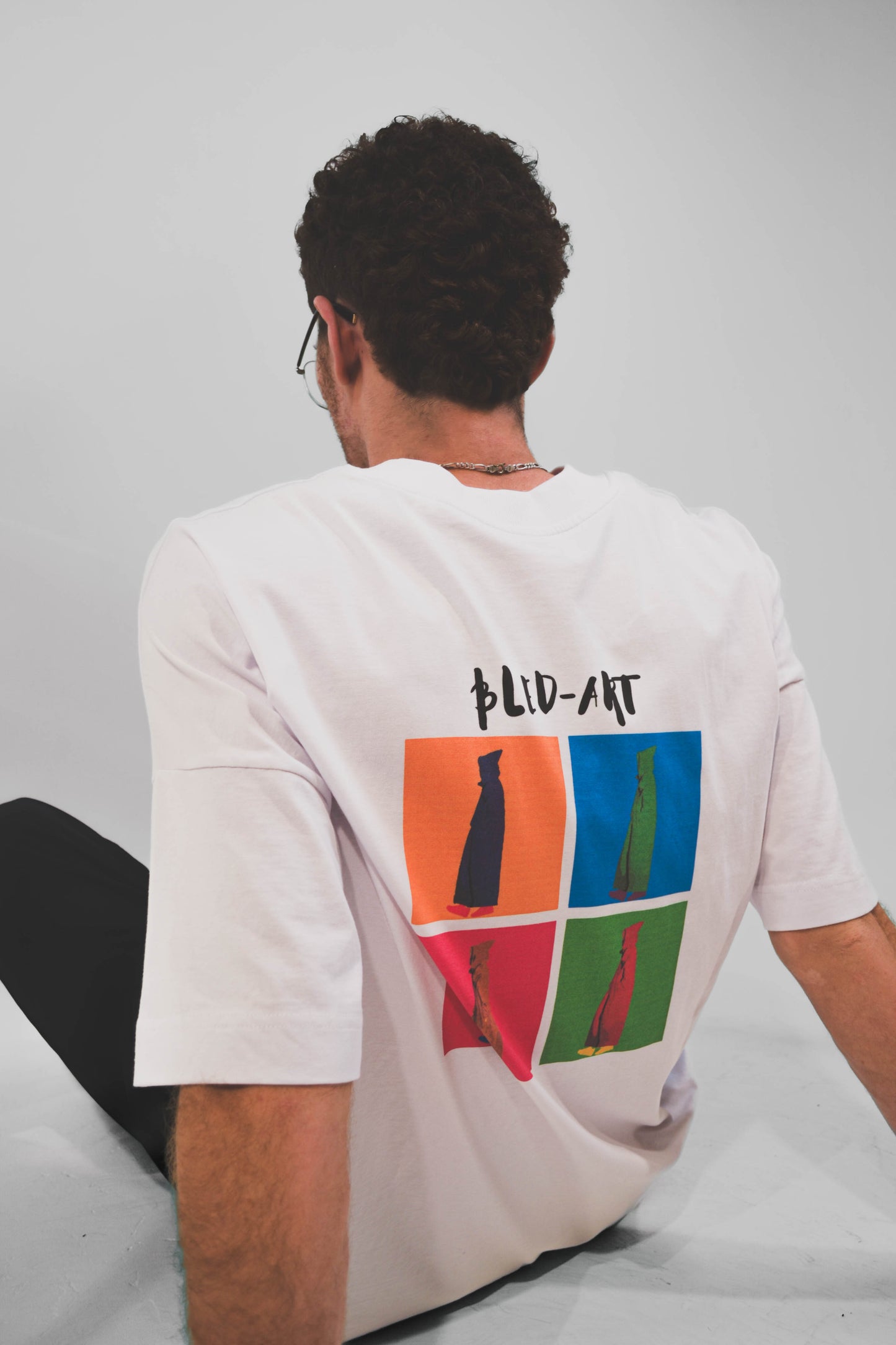 T-shirt oversize - Bledart - Ghazel Boutique