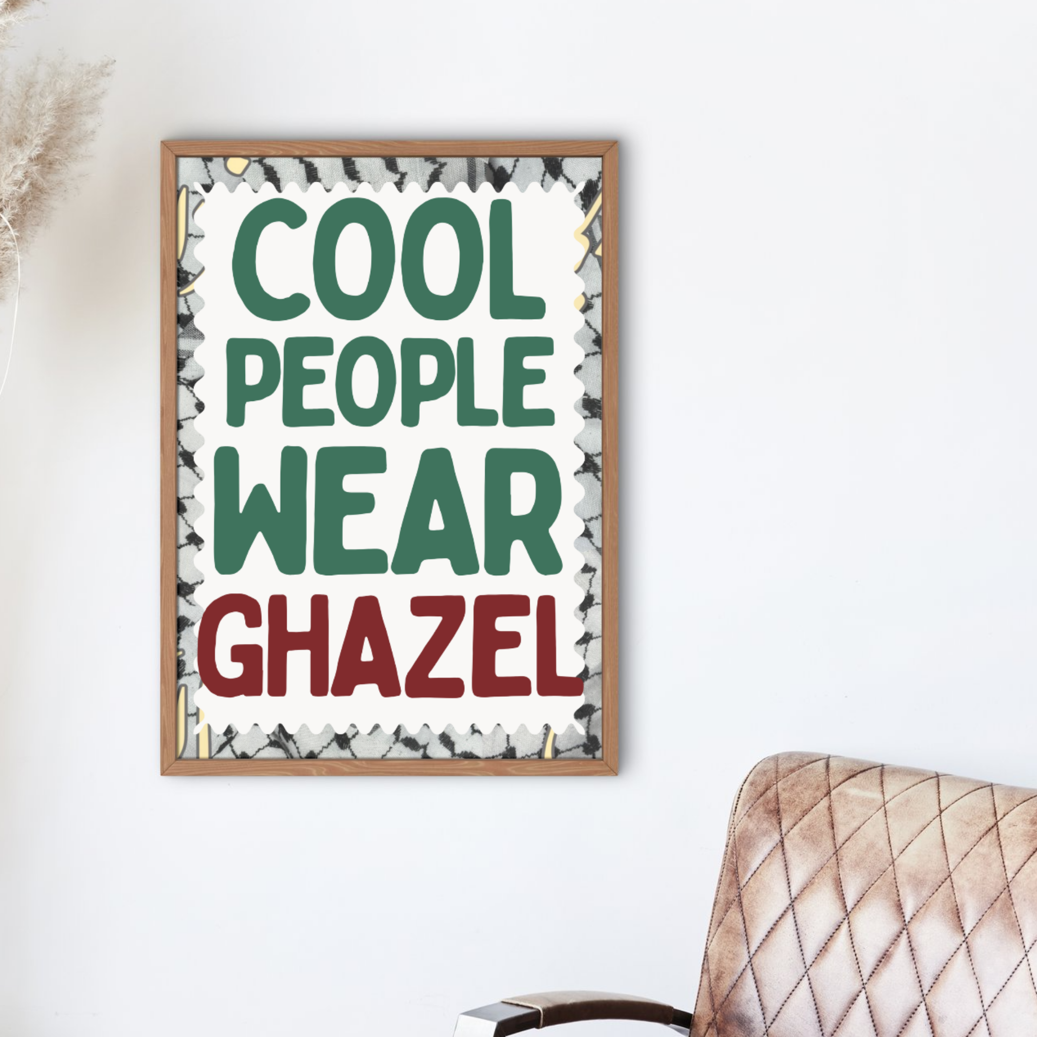 Affiche A3 - Cool people - Ghazel Boutique