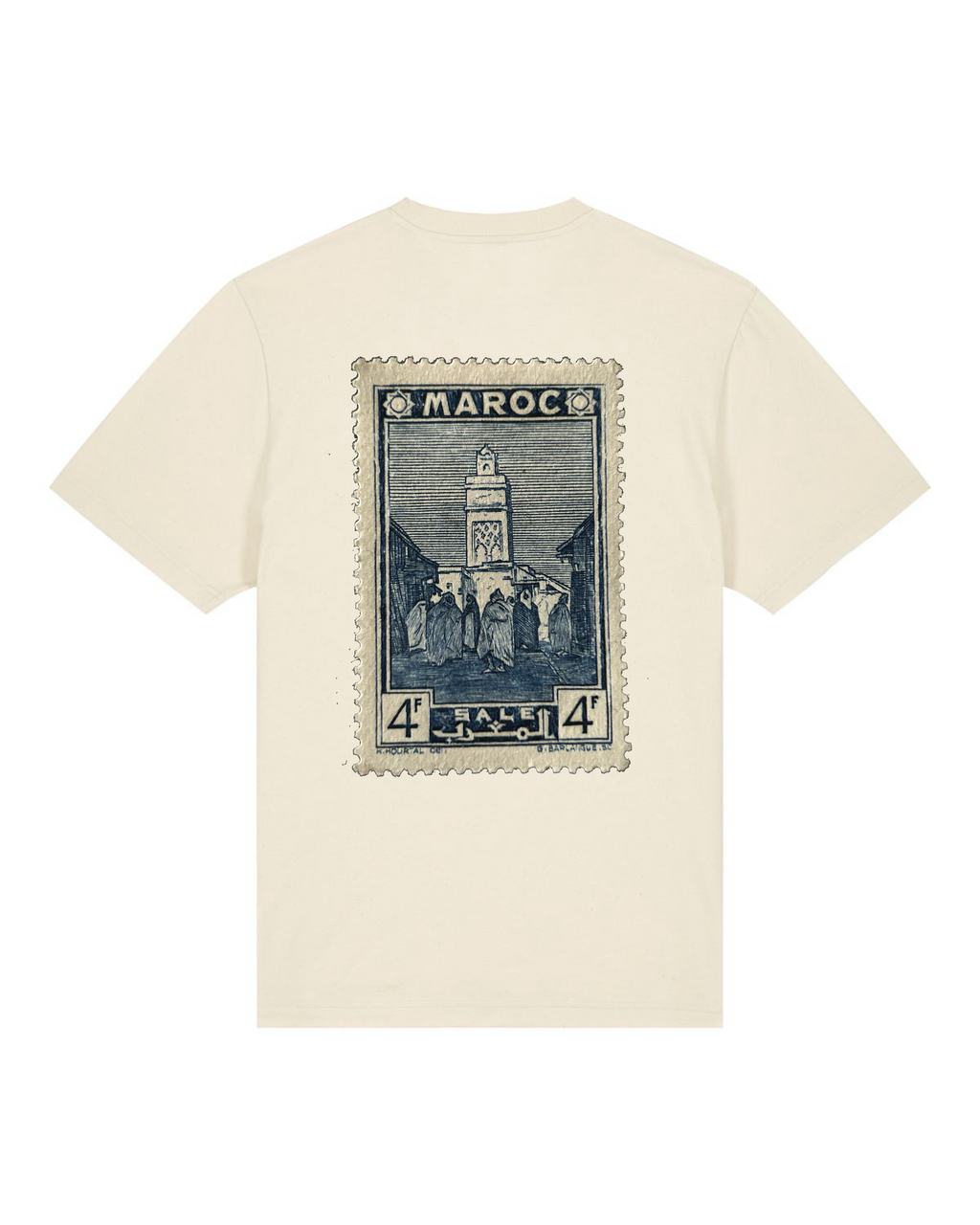 T-shirt oversize unisexe - Timbres originaux - Maroc