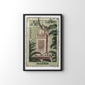 Affiche A3 - Timbres originaux - Algérie