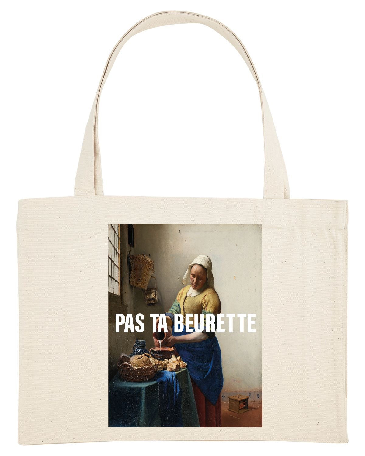 Tote bag 100% recyclé - Pas ta beurette - Ghazel Boutique