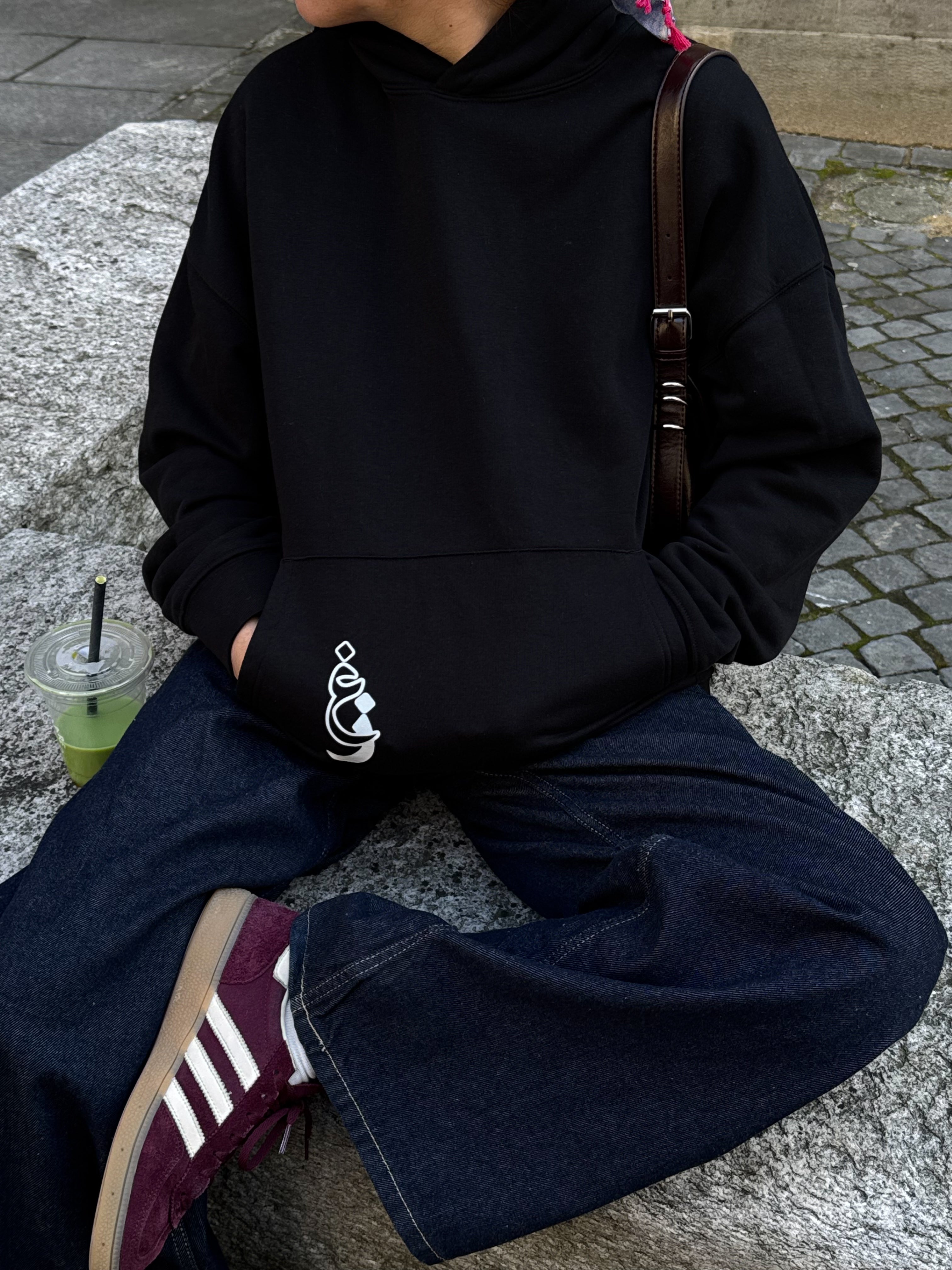 Hoodie oversize unisexe - The future is decolonial - Ghazel Boutique