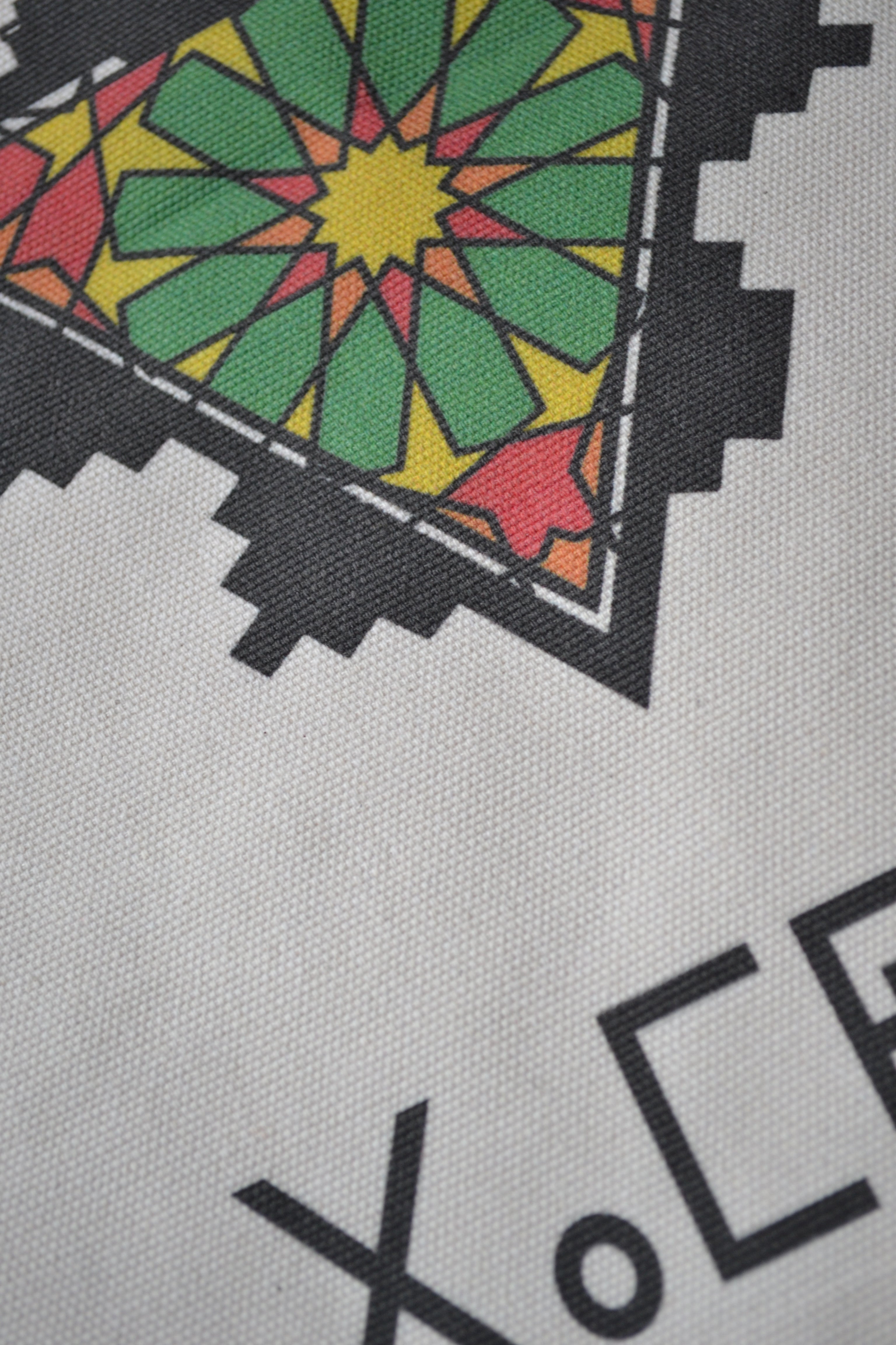 Tote bag 100% recyclé - Femme amazighe - Ghazel Boutique