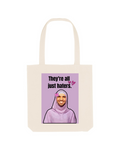 Tote bag 100% recyclé - Que des haters