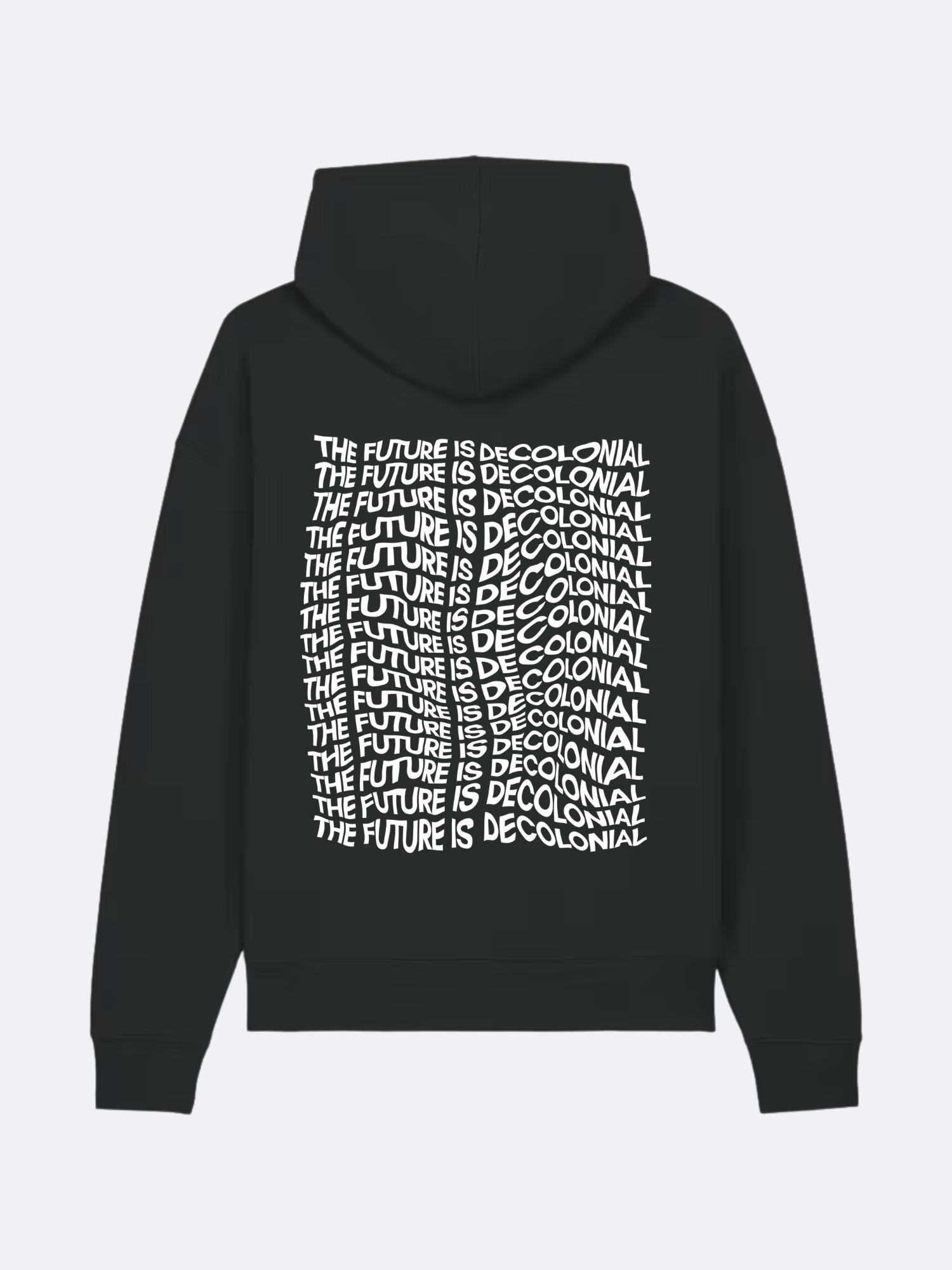 Hoodie oversize unisexe - The future is decolonial