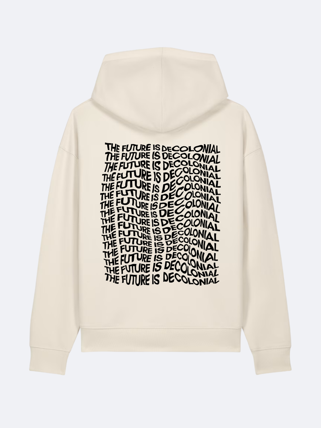 Hoodie oversize unisexe - The future is decolonial