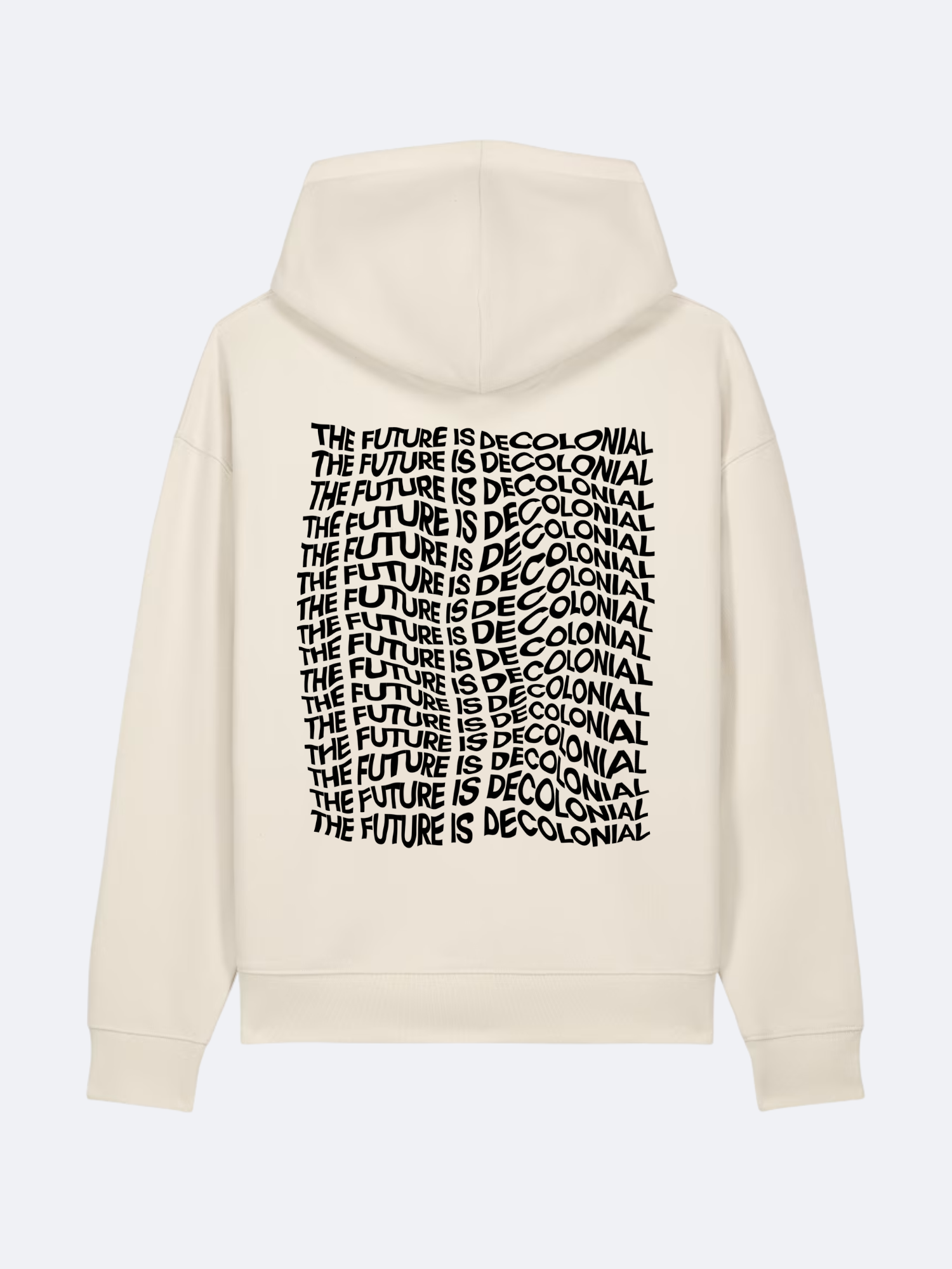 Hoodie oversize unisexe - The future is decolonial