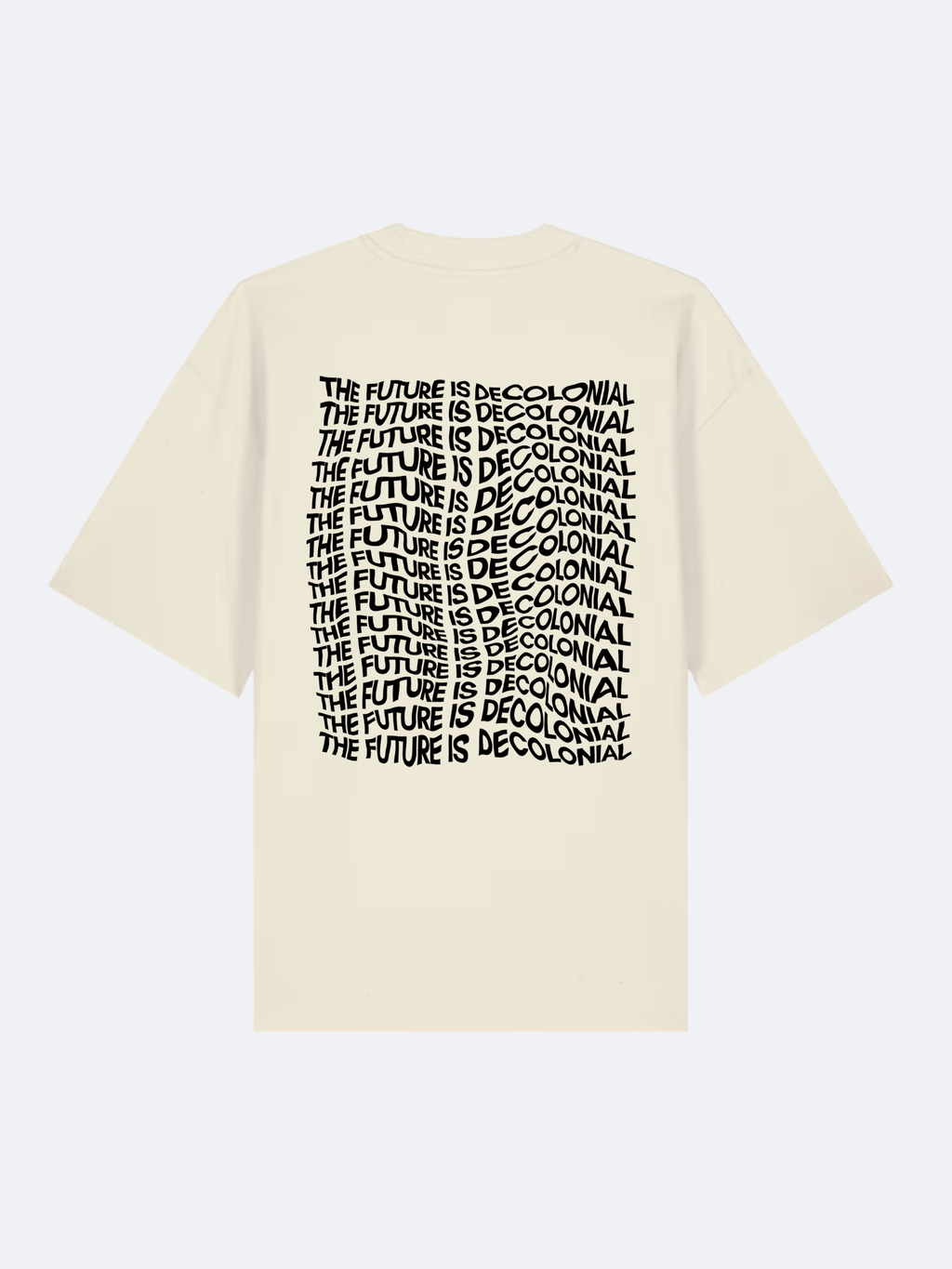 T-shirt oversize unisexe - The future is decolonial