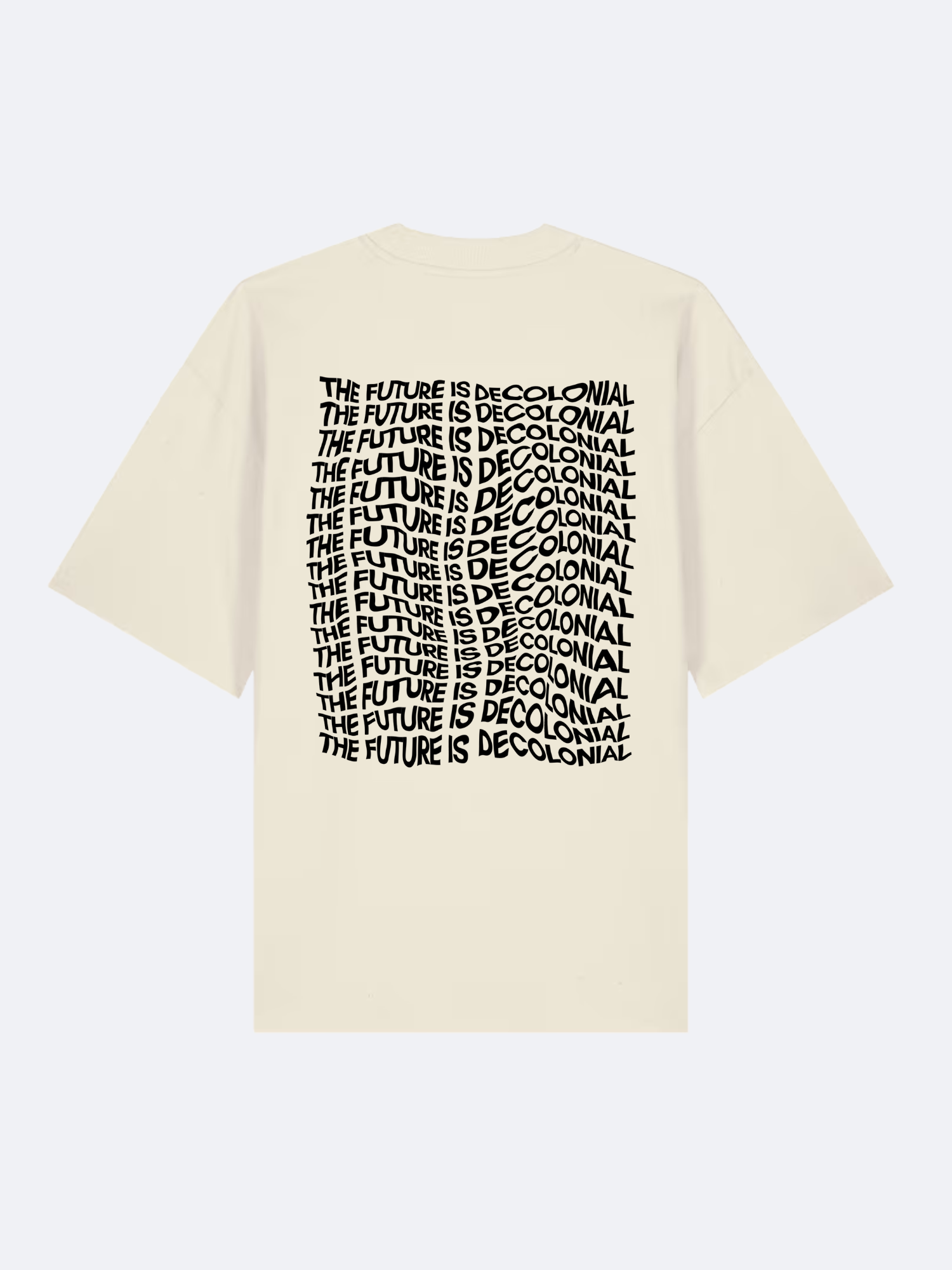 T-shirt oversize unisexe - The future is decolonial