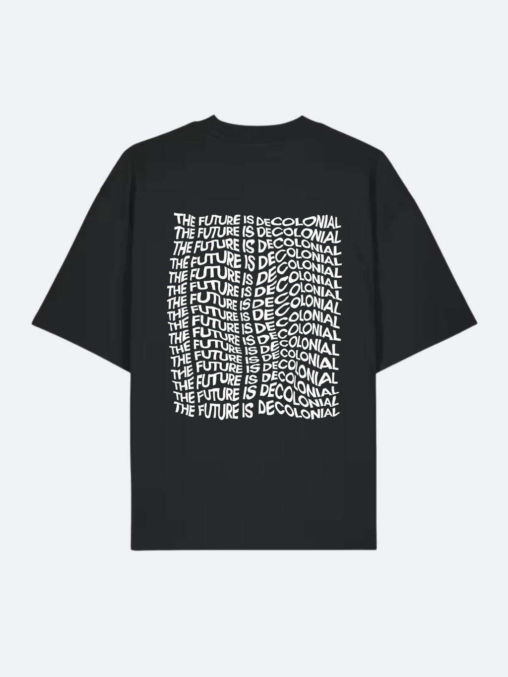 T-shirt oversize unisexe - The future is decolonial
