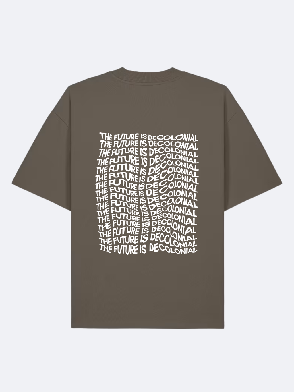 T-shirt oversize unisexe - The future is decolonial