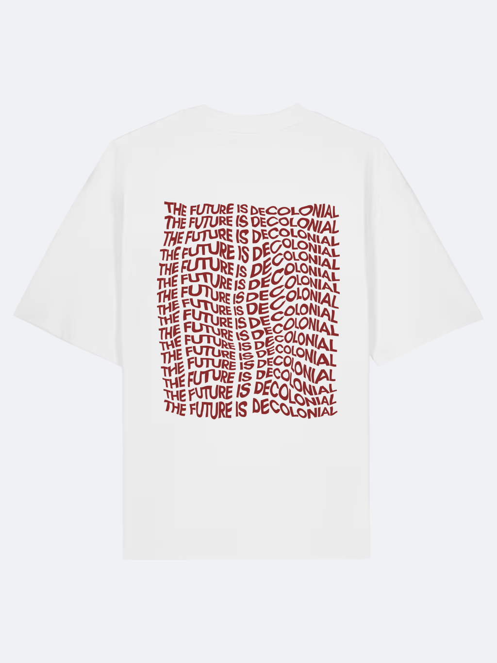 T-shirt oversize unisexe - The future is decolonial
