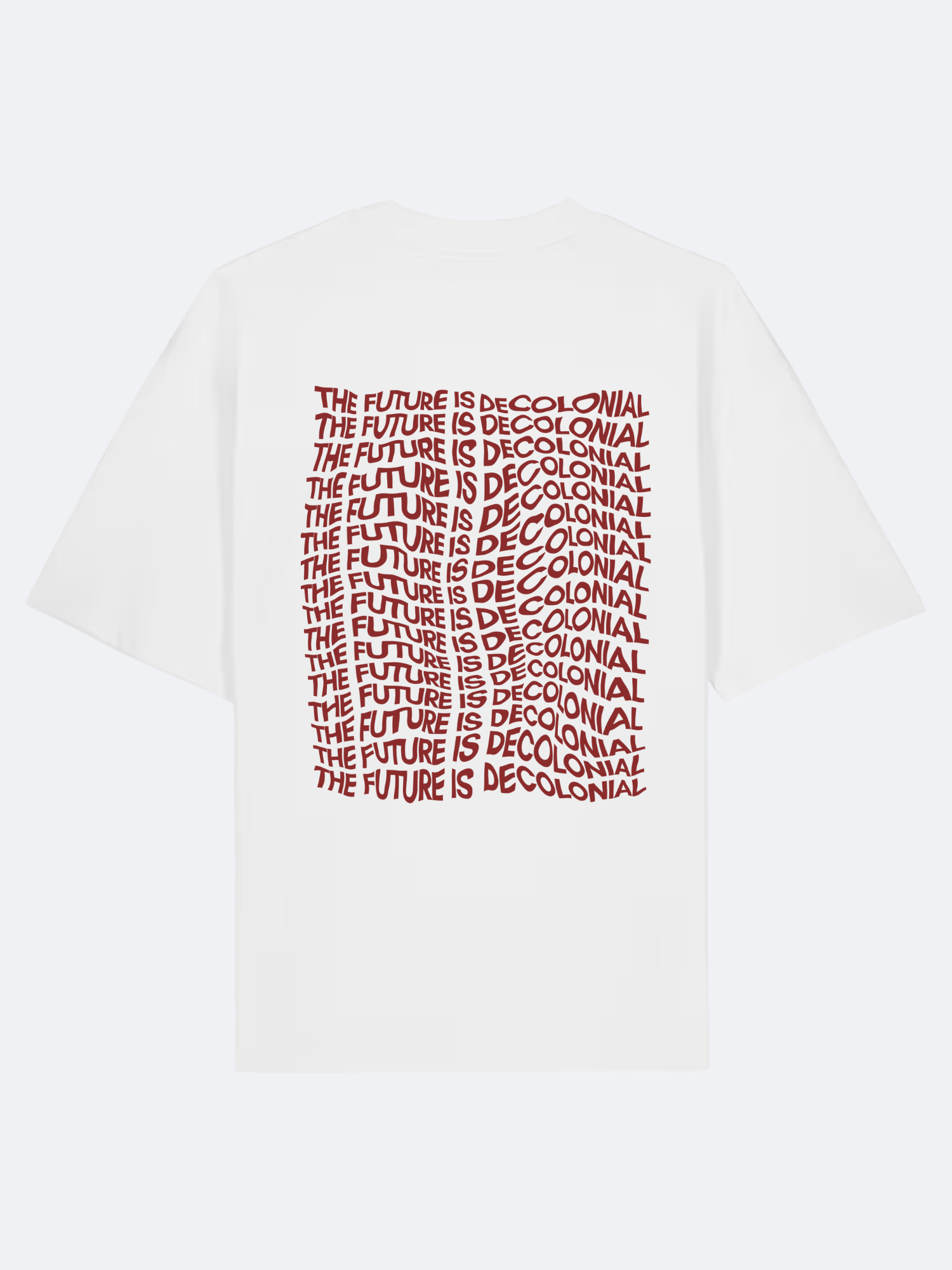 T-shirt oversize unisexe - The future is decolonial