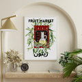 Affiche A3 - Fruit Market - Olivier