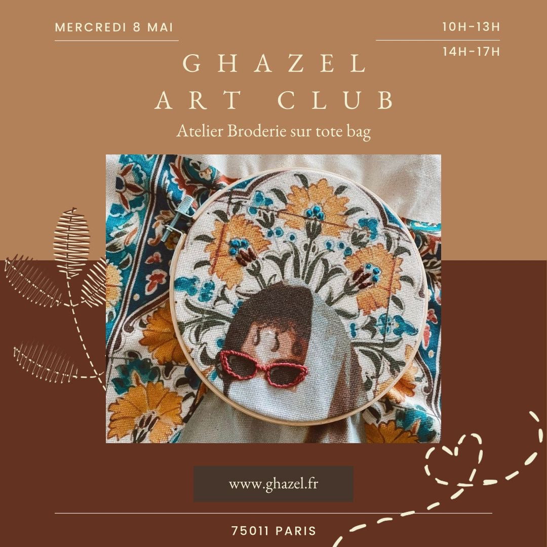 GHAZEL ART CLUB - Atelier broderie 08/05