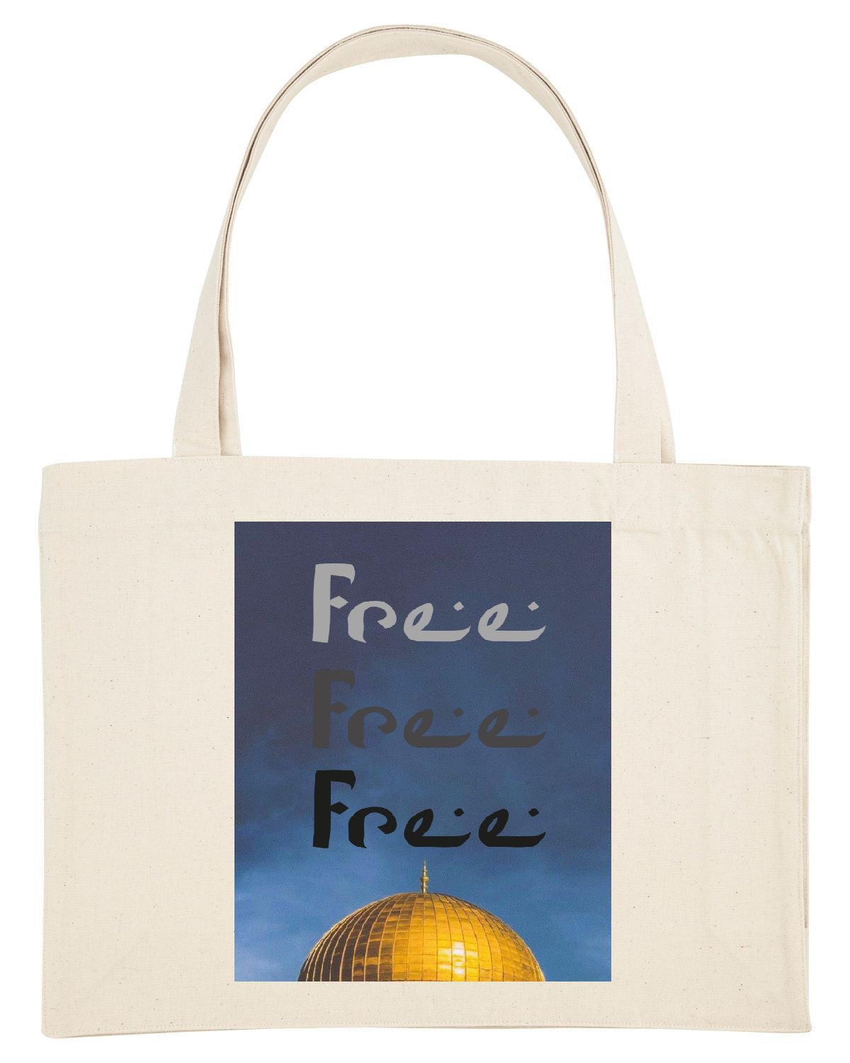 Tote bag 100% recyclé - Dôme du Rocher - Ghazel Boutique