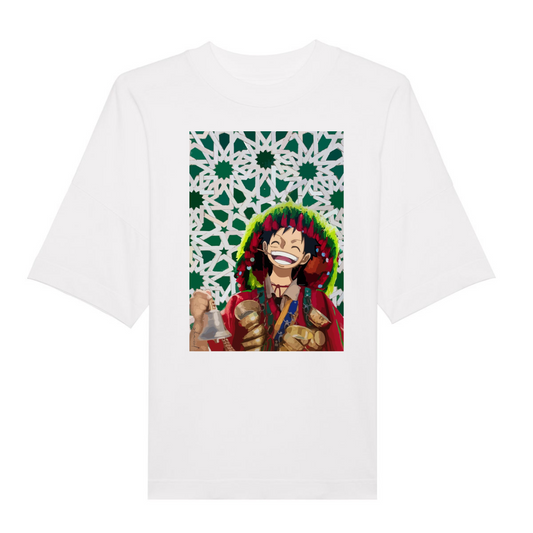 T-shirt oversize - Luffy El Guerrab - Ghazel Boutique