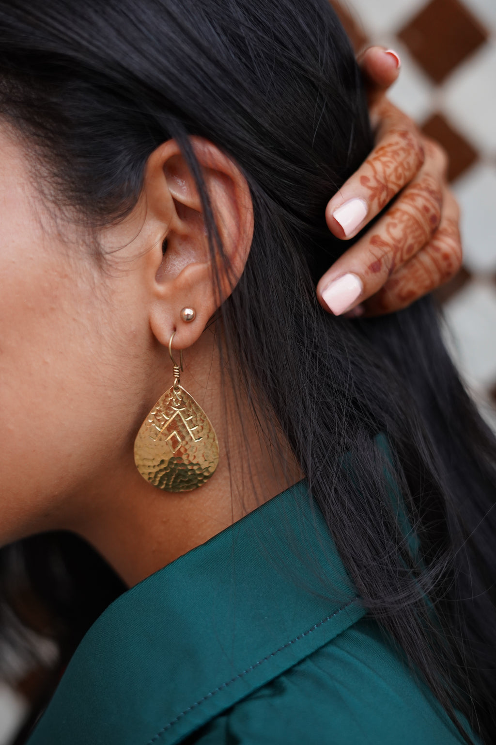 Boucles d’oreille en bronze - Tislit