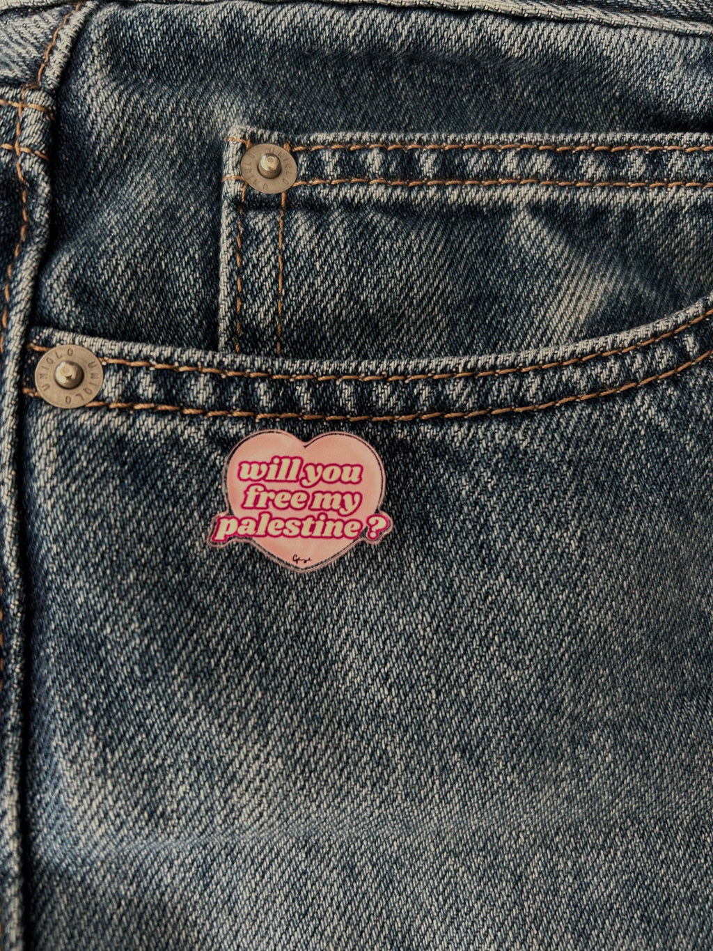 Pin’s - Will you free my Palestine