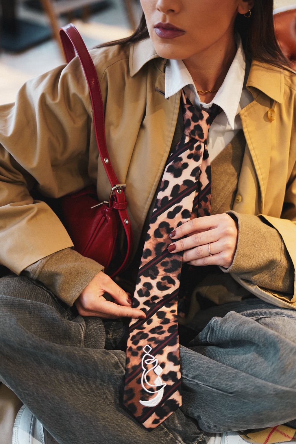 Cravate Chibani - Léopard