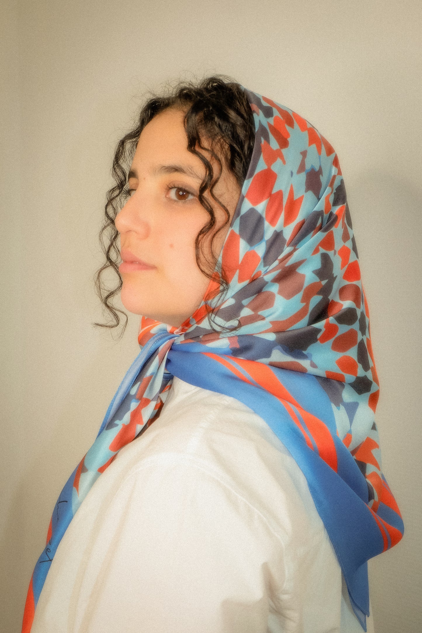 Le foulard - Saphir