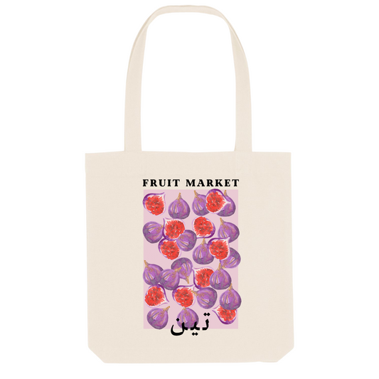 Tote bag  - Fruit Market - Figue - Ghazel Boutique