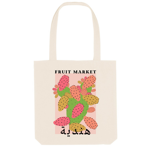 Tote bag  - Fruit Market - Figue de Barbarie - Ghazel Boutique