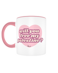 Mug - Will you free my Palestine ?