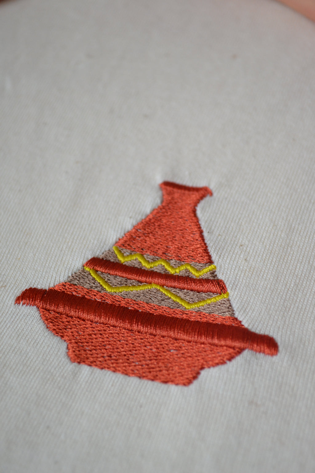 T-shirt oversize - Tajine brodé - Ghazel Boutique