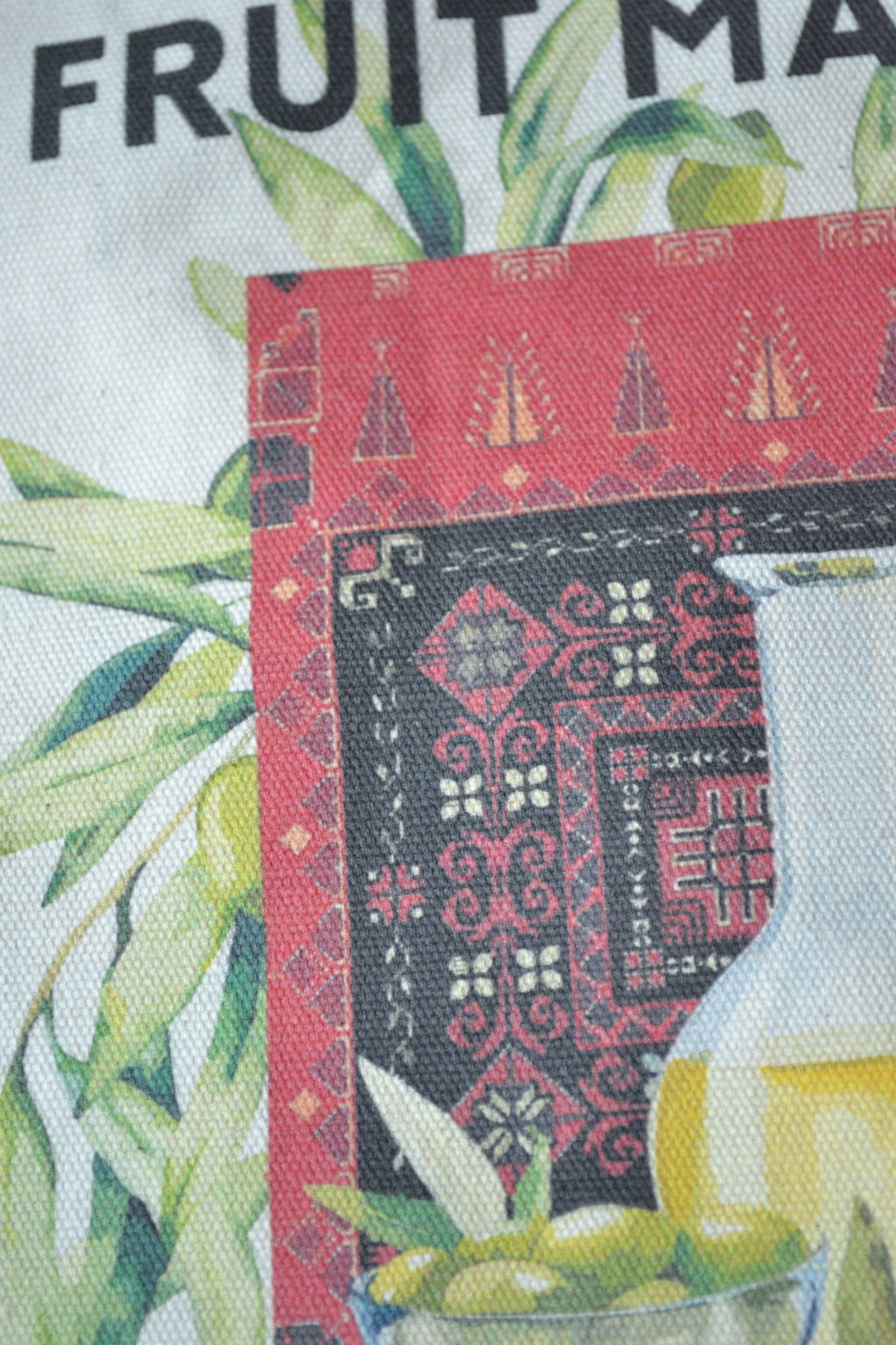 Tote bag 100% recyclé - Fruit Market - Olivier