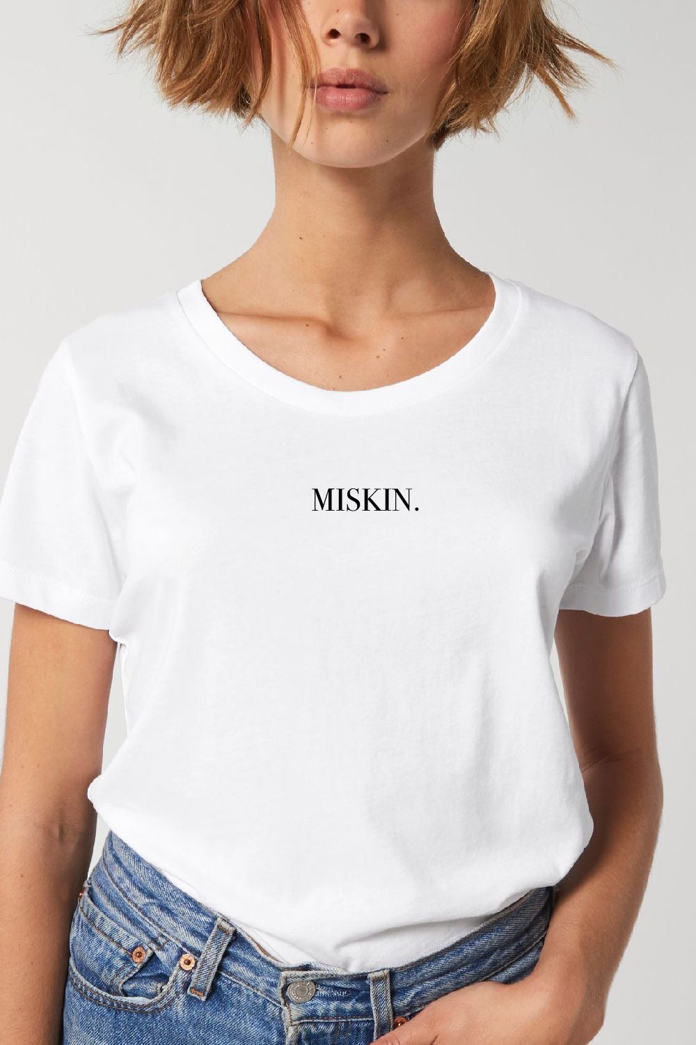 T-shirt à manches courtes « MISKIN. » - Ghazel Boutique