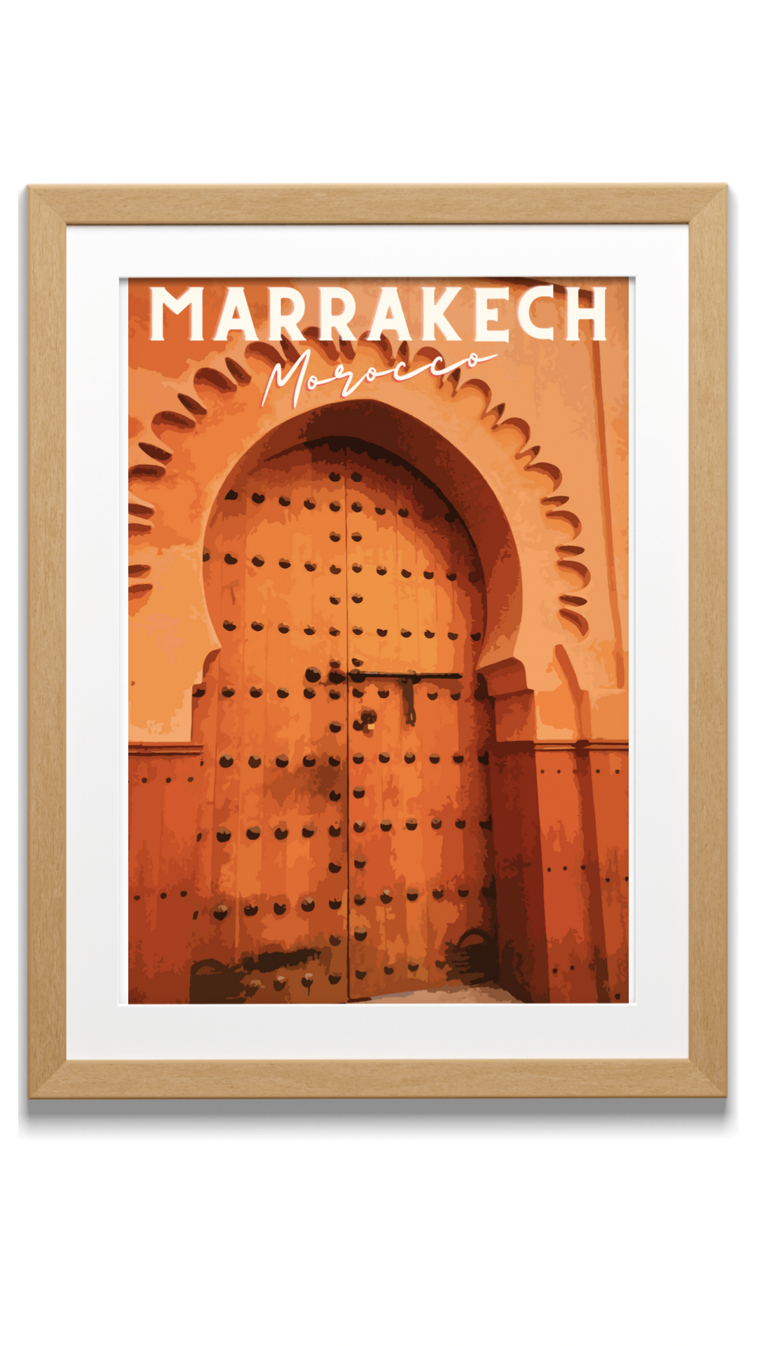 Affiche « Bab Marrakech » - Ghazel Boutique