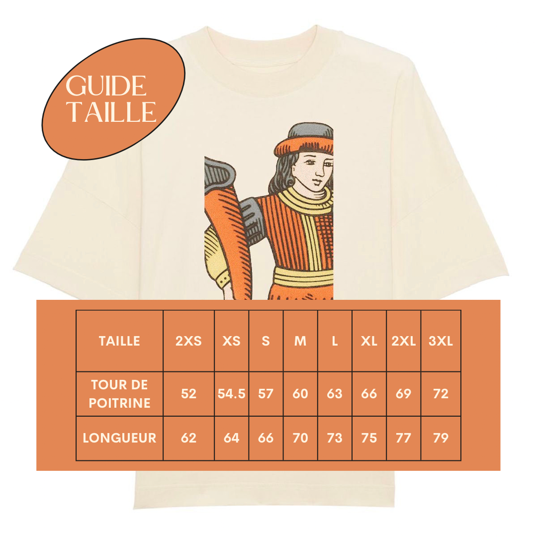 T-Shirt oversize « Valet » - Ghazel Boutique