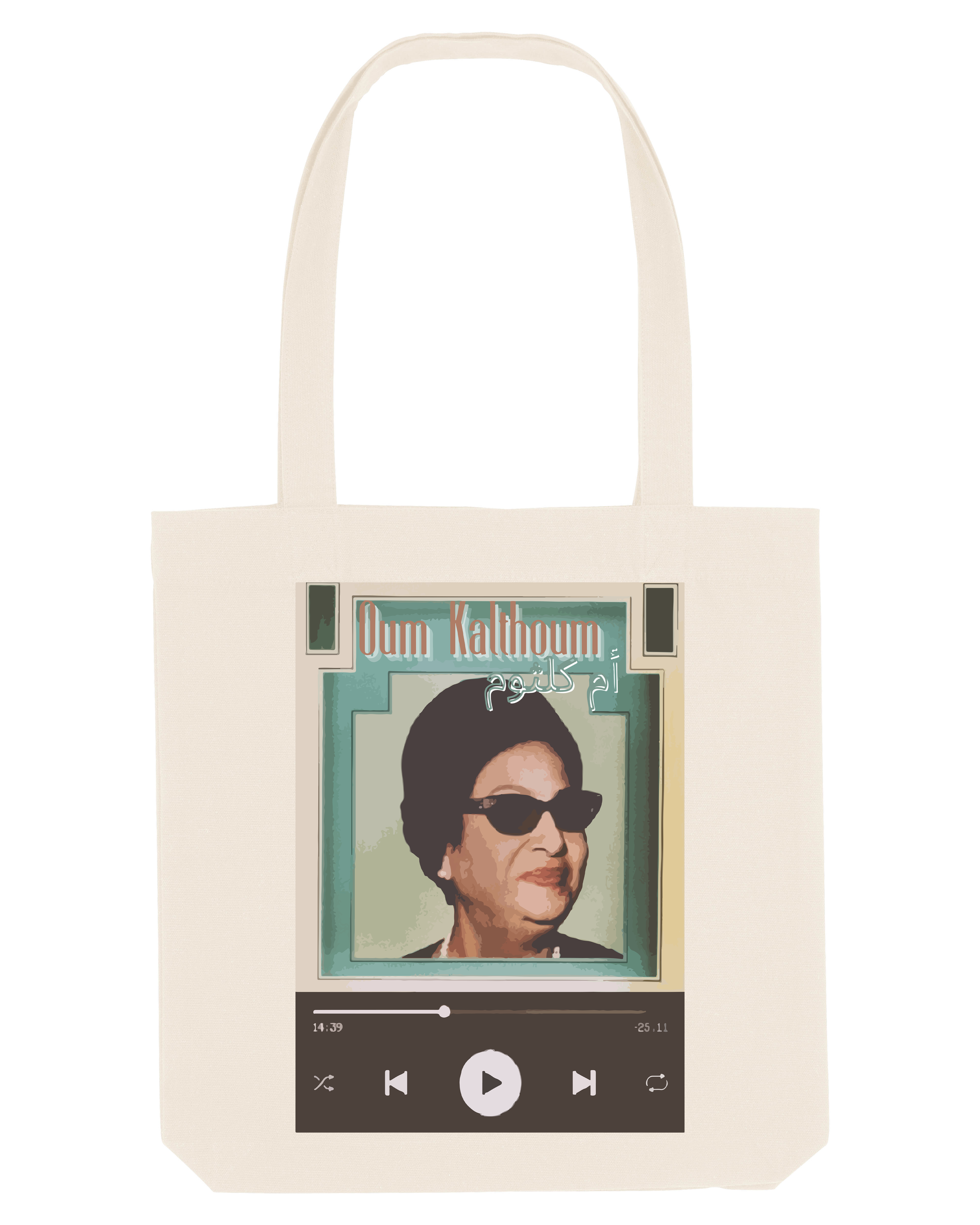 Tote bag « Oum Kalthoum » - Ghazel Boutique