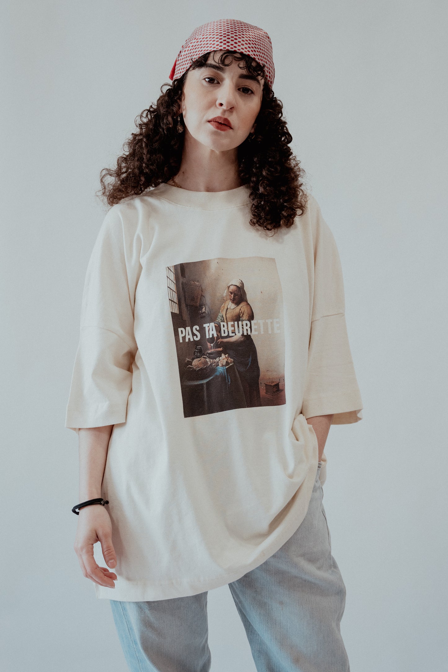 T-Shirt oversize « Pas ta beurette » - Ghazel Boutique